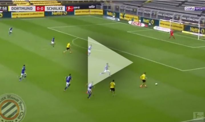 Haaland ŁADUJE GOLA na 1-0 z Schalke! [VIDEO]